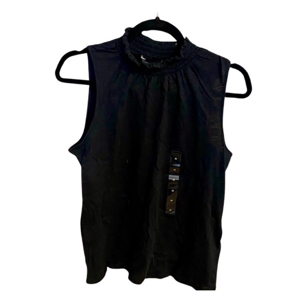 Banana Republic Factory NWT Black Sleeveless Top Size Medium